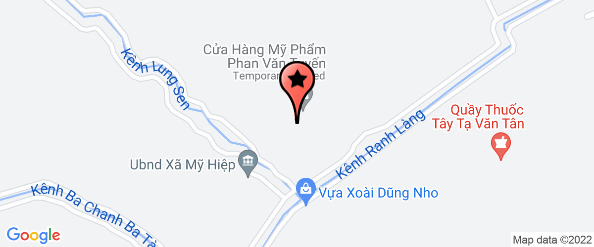 Map go to Anh Hong Private Enterprise