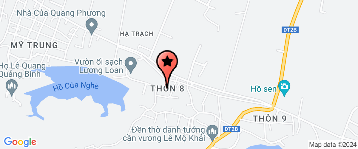 Map go to Thien Hue Quang Binh International Trading Joint Stock Company