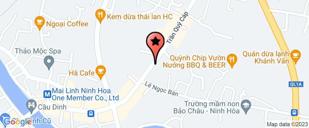 Map go to Hung Huong Private Enterprise