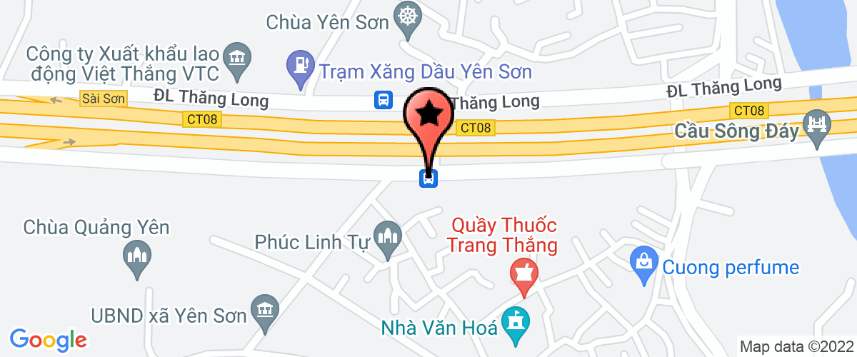 Bản đồ đến Công Ty TNHH Xăng Dầu Yên Sơn