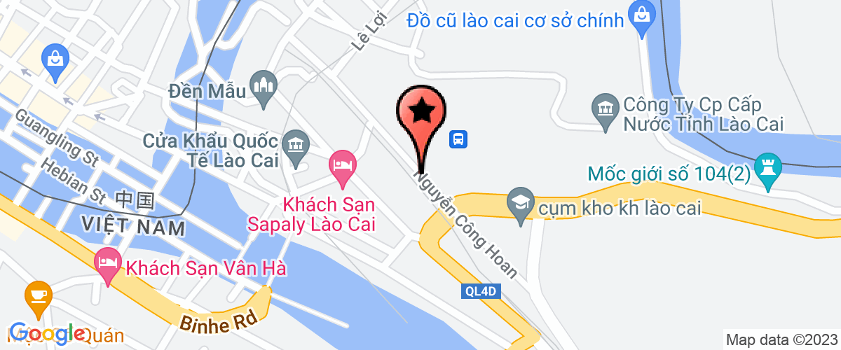 Map go to Nga Huong Private Enterprise