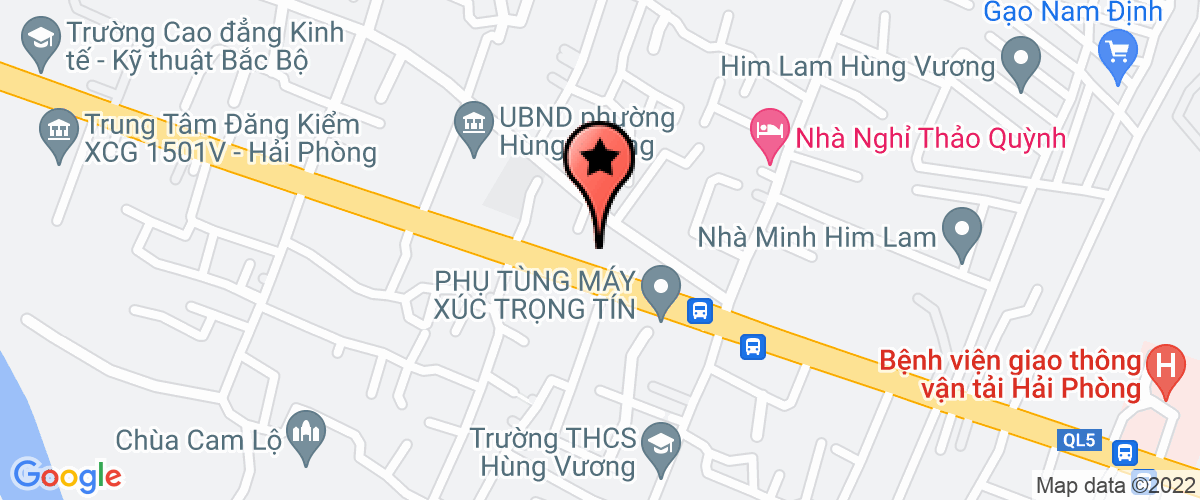 Map go to Hoang Huy Garment Limited Company