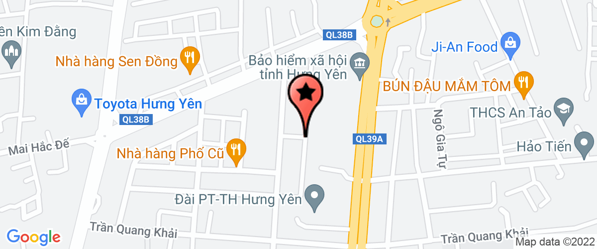 Map go to Hoang Ha ( Nop thay nha thau) Industry Equipment Development And Investment Company Limited