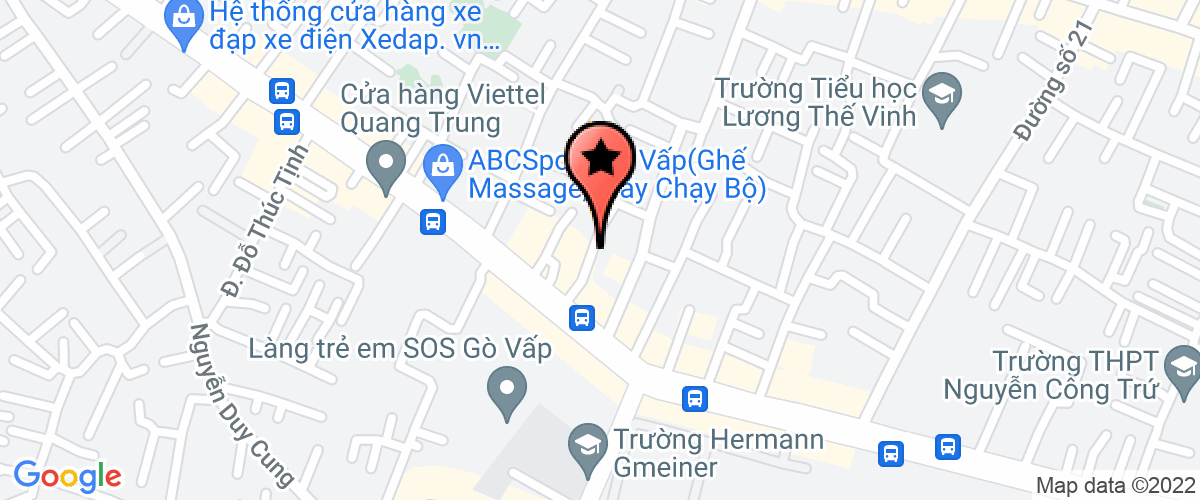 Map go to Vuon Hoa Xinh Sai Gon Trading Production Company Limited