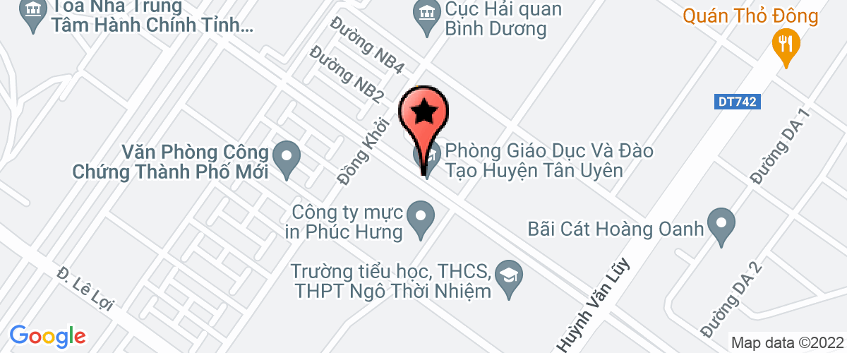 Map go to Mien Dong Limited Law Company