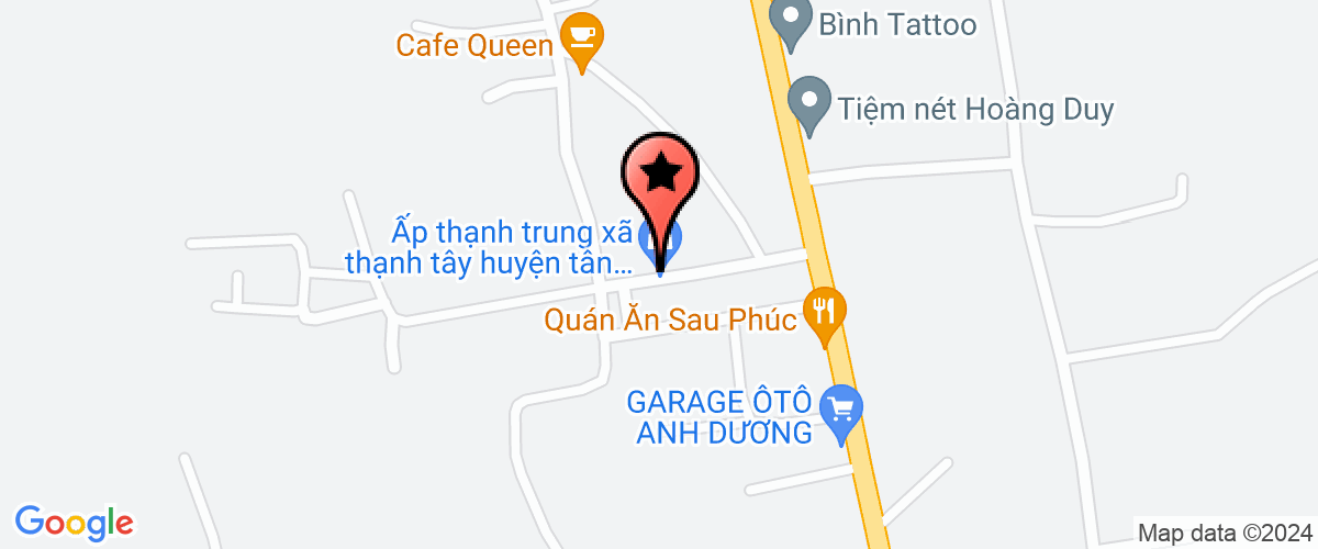 Map go to UBDN xa Thanh Tay