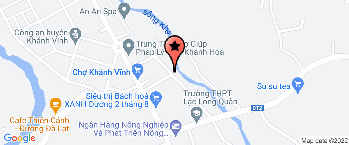 Map go to Nha Thieu nhi Khanh Vinh