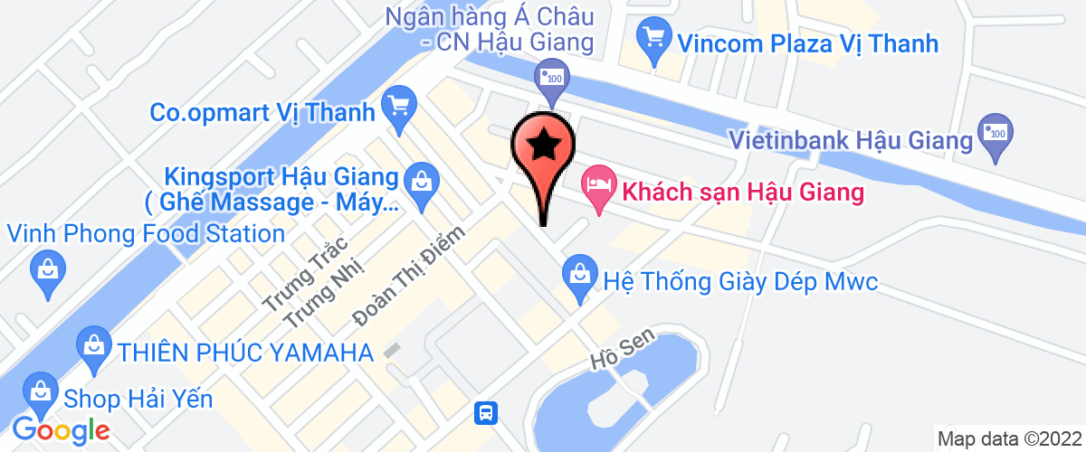 Map go to Thanh Ngoc Hau Giang Company Limited