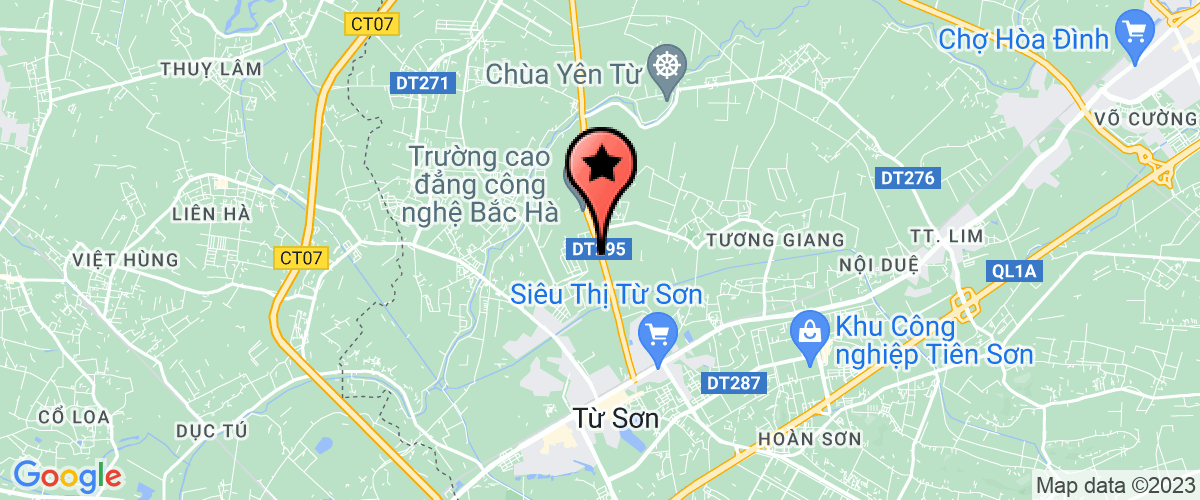 Map go to Aft Ngoc Thien Long General Trading Company Limited
