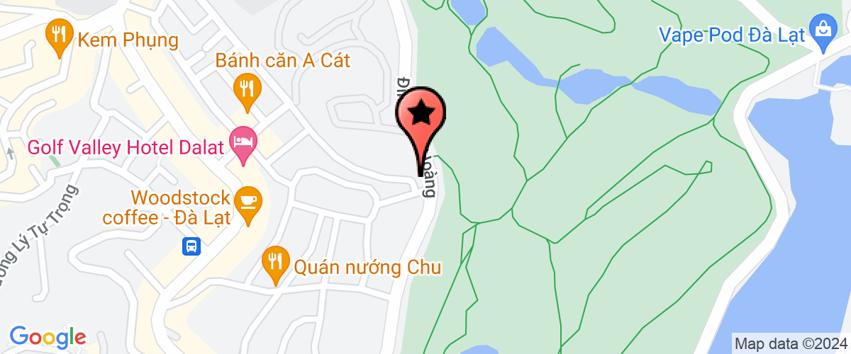 Map go to Trung Nam Da Lat Real-Estate Joint Stock Company