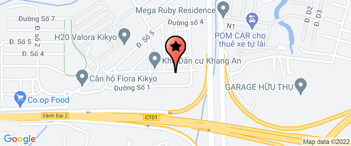 Map go to Hue Thanh Construction Company Limited