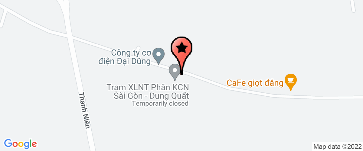 Map go to Dung Quat Technical Service Company Limited