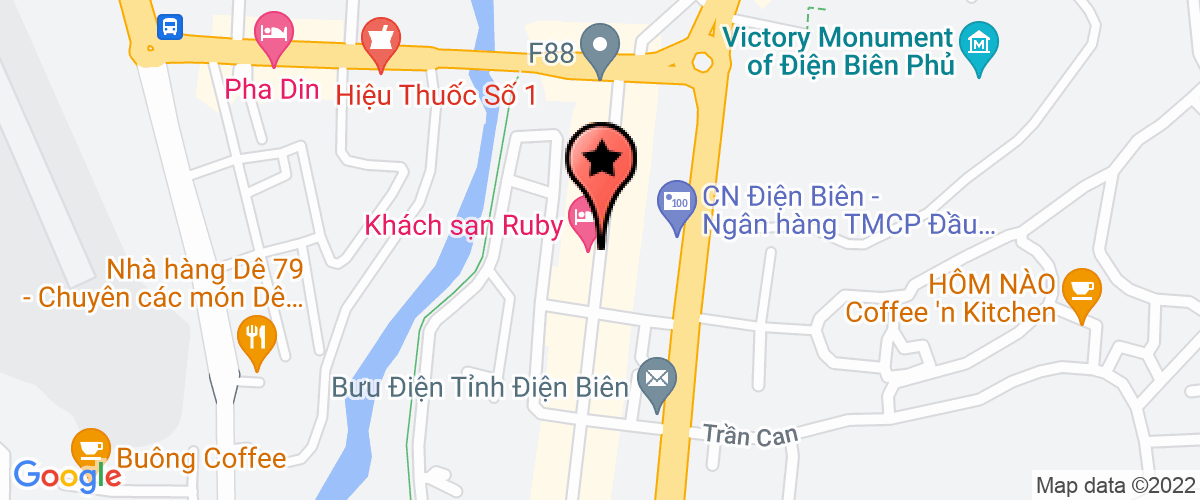 Map go to Minh Chau Dien Bien Province Private Enterprise