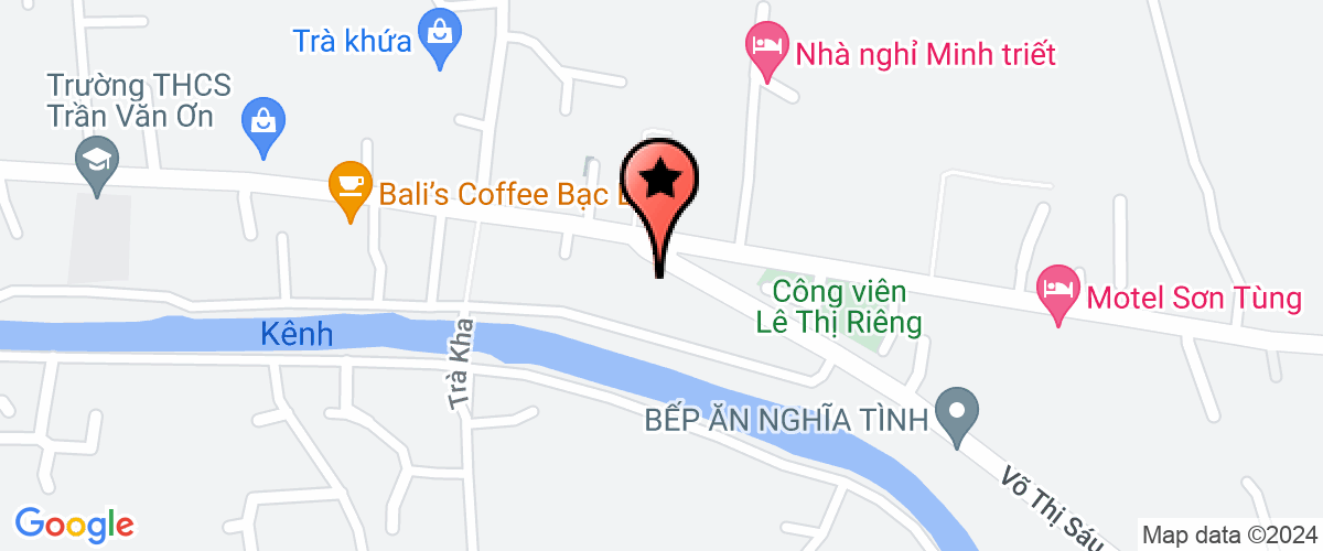 Map go to My Thanh Private Enterprise
