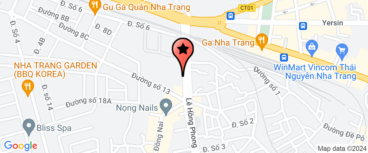 Map go to DNTN Tan Hoa