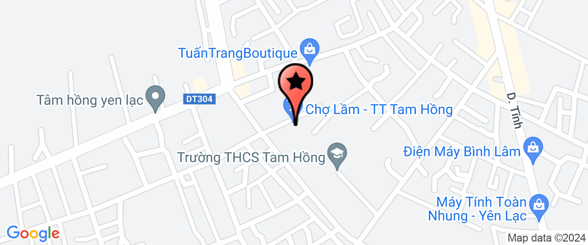 Map go to Thuc An Gia Suc Canh Dong Vang Production Joint Stock Company