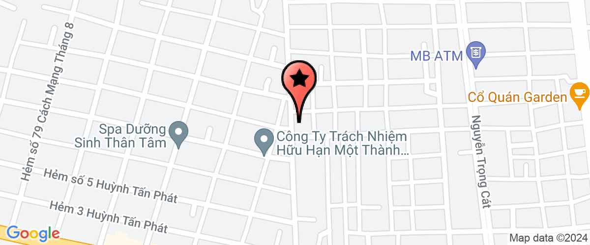 Bản đồ đến Công Ty TNHH MTV Mỹ Phẩm Phương Thành