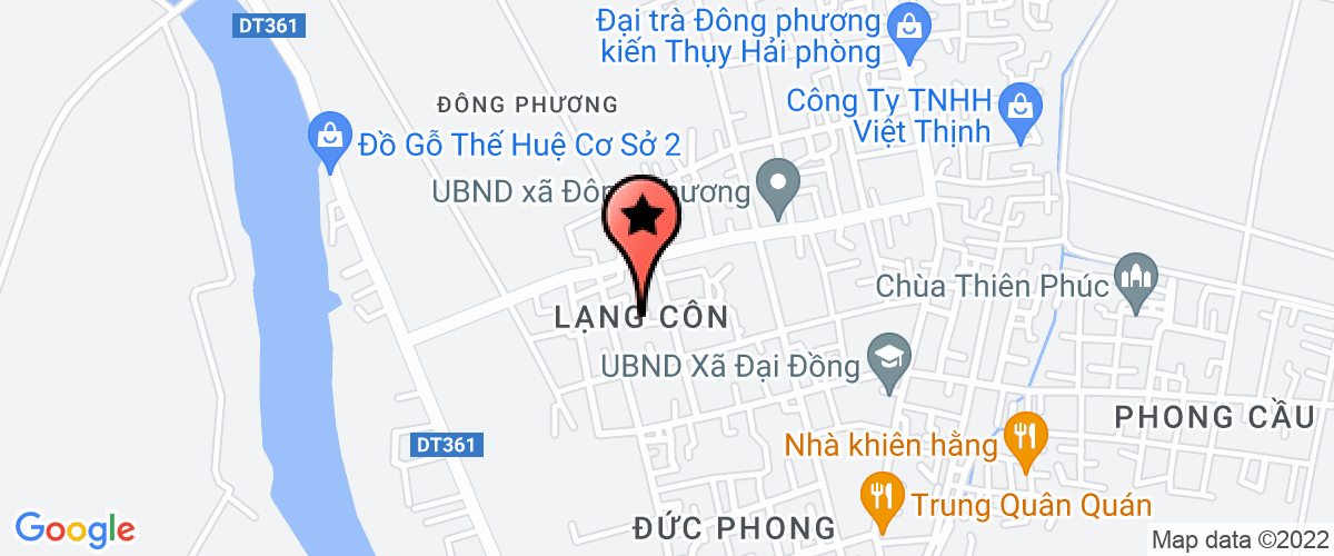 Map go to Huong Mai Service Trading Investment Company Limited