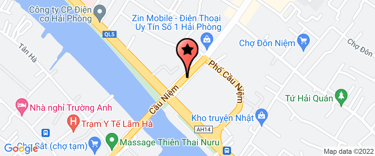 Bản đồ đến Công Ty TNHH Môi Trường - Năng Lượng Sạch Hải Phòng