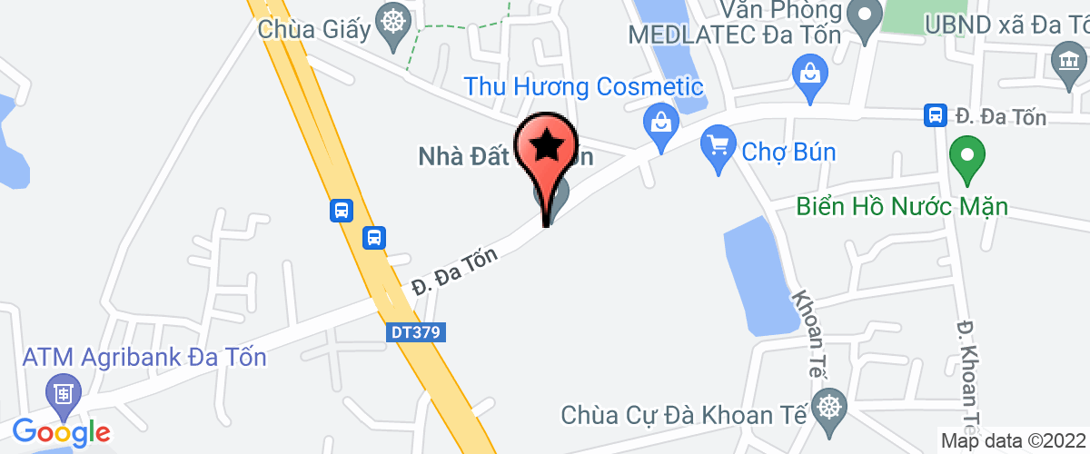 Map go to Dong Duong Real Estate Business Joint Stock Company