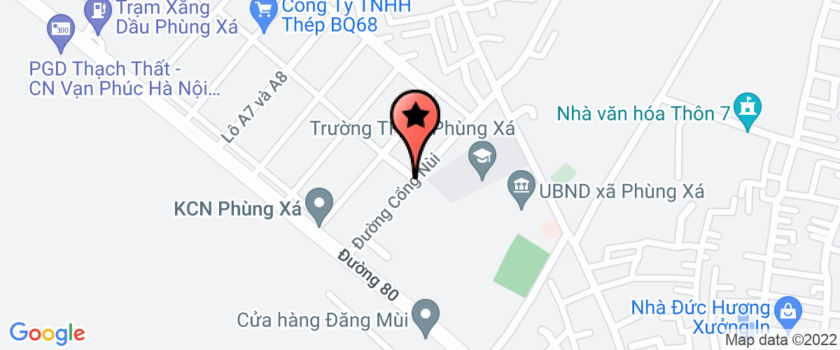 Map go to Co Kim Khi Tien Manh Company Limited