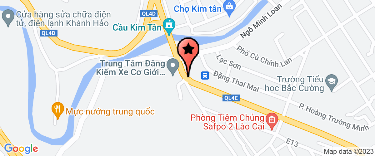 Map go to Yen Bai Lao Cai Import Export Company Limited