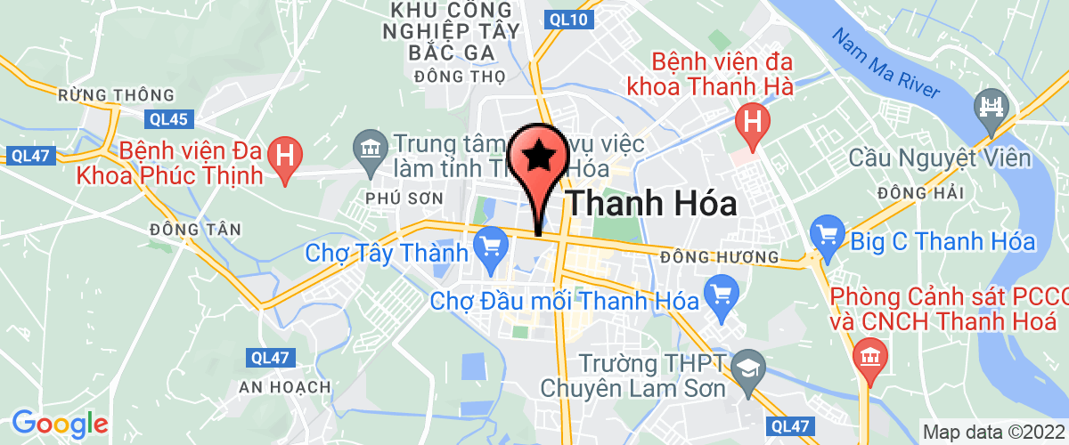 Map go to Cuc  Thanh Hoa Province Tax