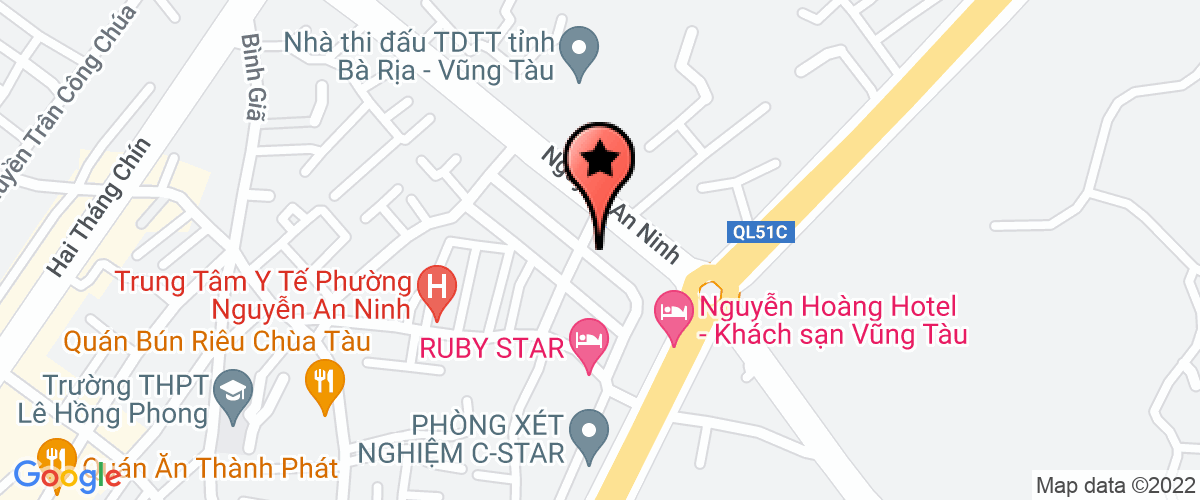Map go to Song Nguyen Construction Investment Joint Stock Company