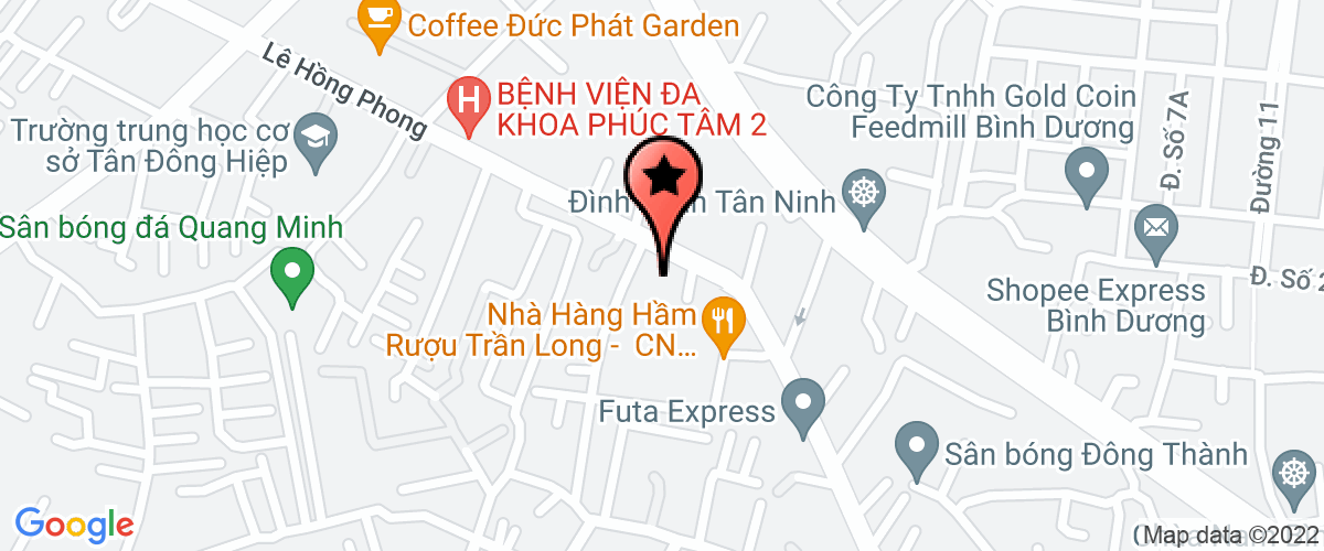 Map go to Trieu Pho Import Export Trading Company Limited