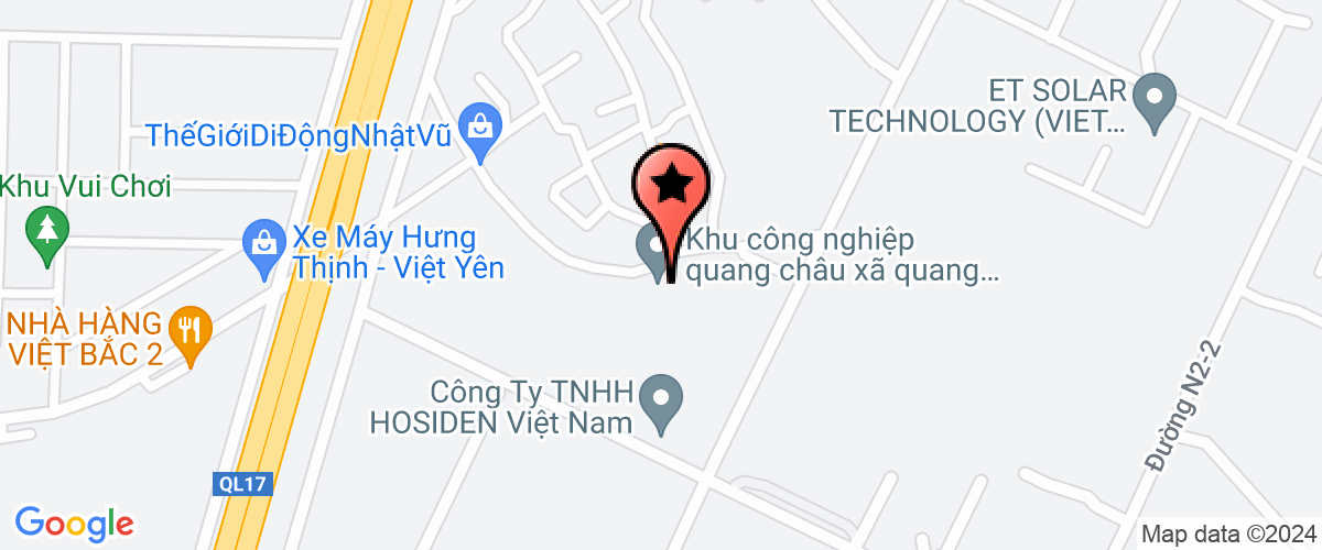 Bản đồ đến Công Ty TNHH Khoa Học Kỹ Thuật Fousine Việt Nam