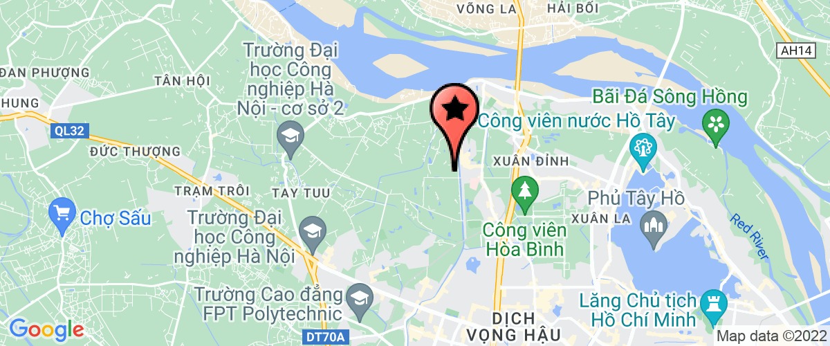 Map go to thuong mai dich vu nghe may Co Nhue Co-operative