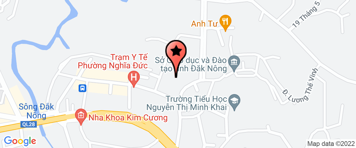 Map go to Ban quan ly cac KCN Dak Nong Province