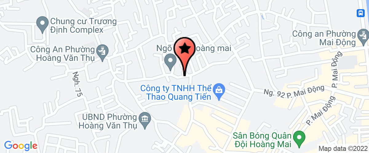 Map go to Sao Viet Comerce and Technical Construction Joint Stock Company