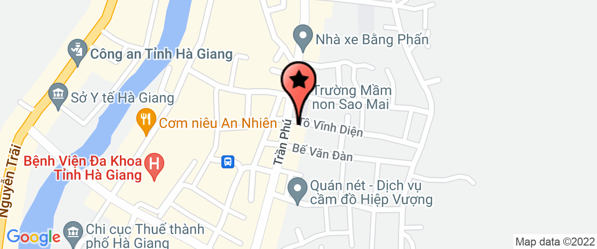 Map go to Truong PTDT Noi Tru Ha Giang