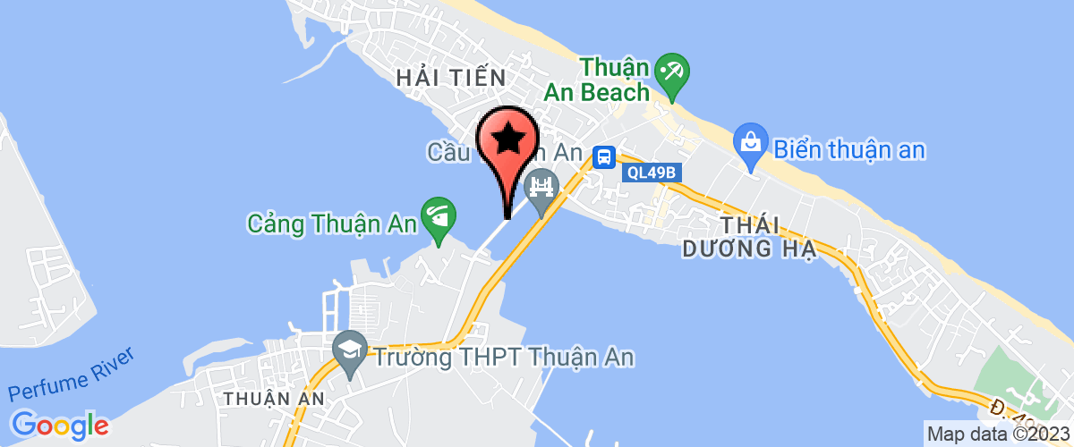Map go to Truong trung cap Kinh te Du lich Duy Tan