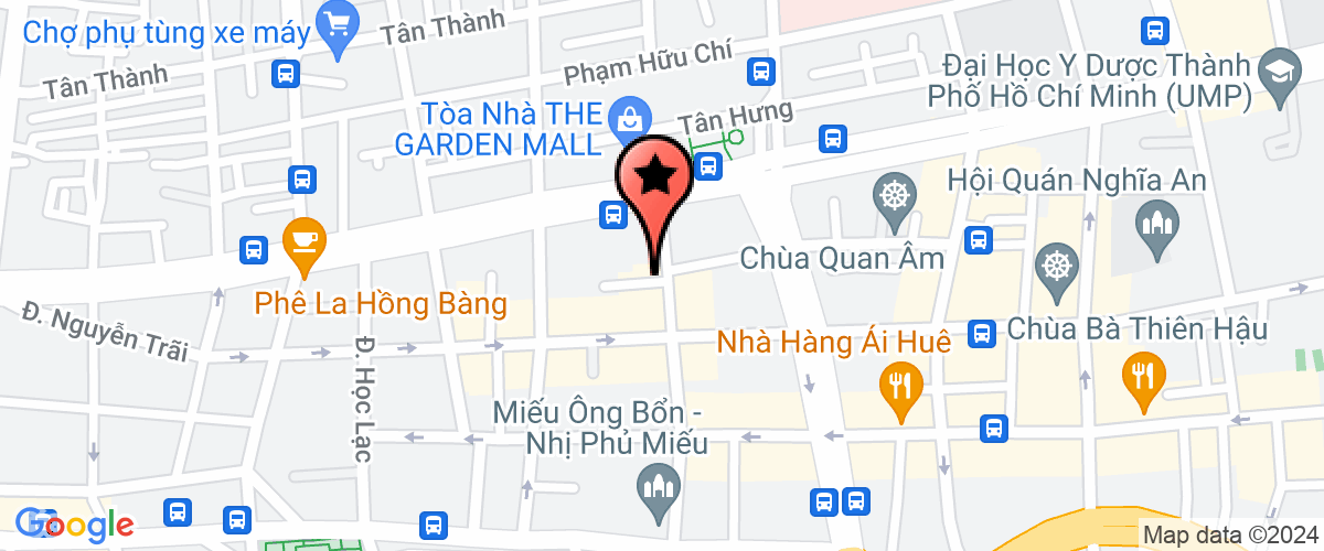 Map go to Ba Lu Trading Production Company Limited