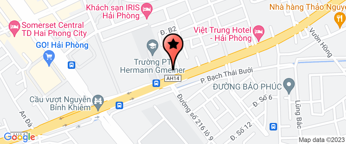 Map go to Hoang Long Shipping Services And Trading Company Limited