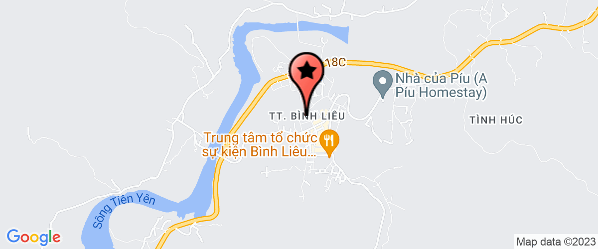 Bản đồ đến Phòng Lao động TBXH huyện Bình Liêu