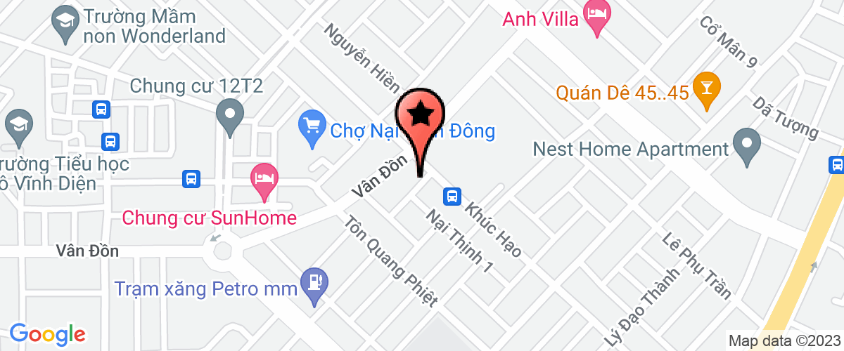 Map go to Da Nang Branch - A Chau International Import Export Trading Investment Joint Stock Company