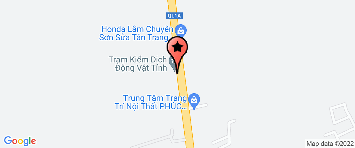 Map go to Hoang Huy Thai Private Enterprise