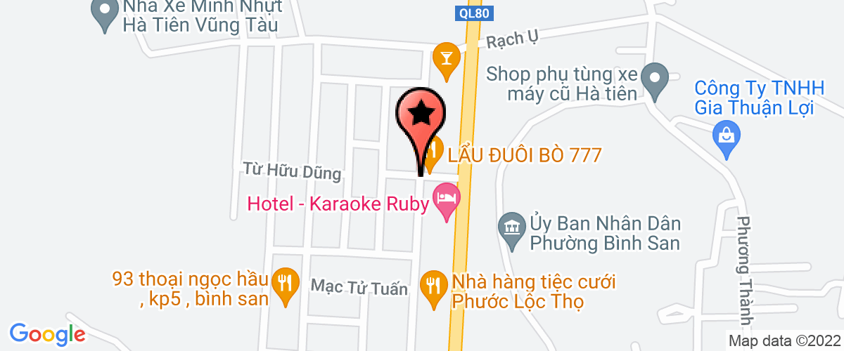 Map go to Chau Hai Duong Company Limited