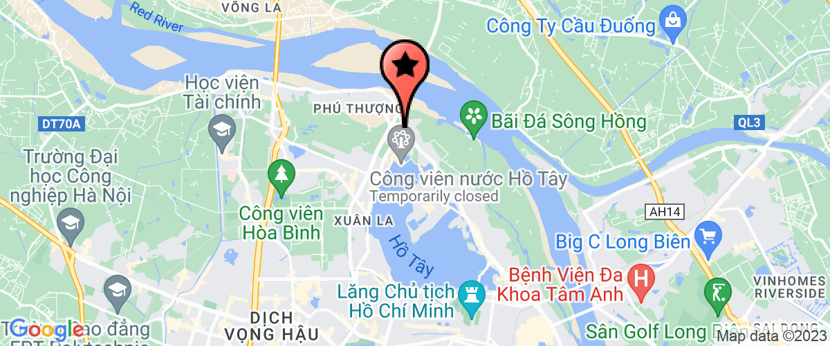 Map go to Ha Noi Thanh An Company Limited