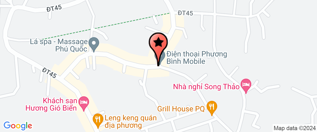Map go to The Green House Phu Quoc Service Commercial Limited Company