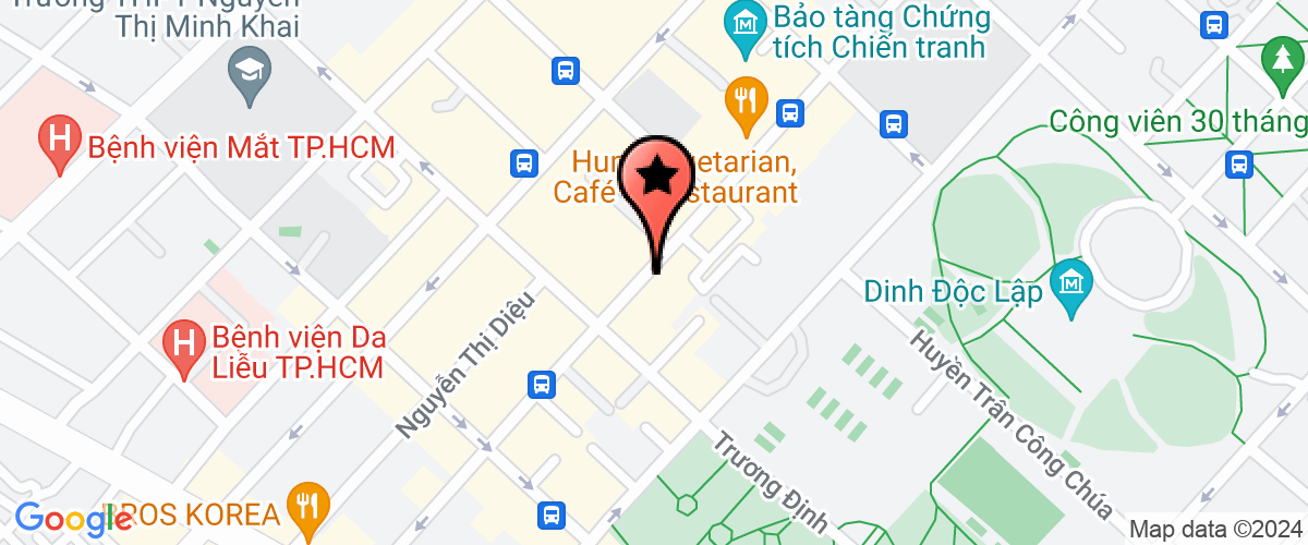 Map go to Branch of Chung Khoan Thien Viet in TPHCM(NTNN) Joint Stock Company