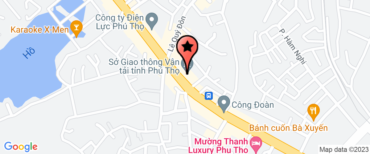 Map go to Ban quan ly du an giao thong Phu Tho