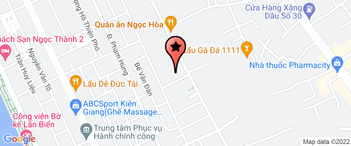 Map go to Kien An Nam Construction Investment Company Limited