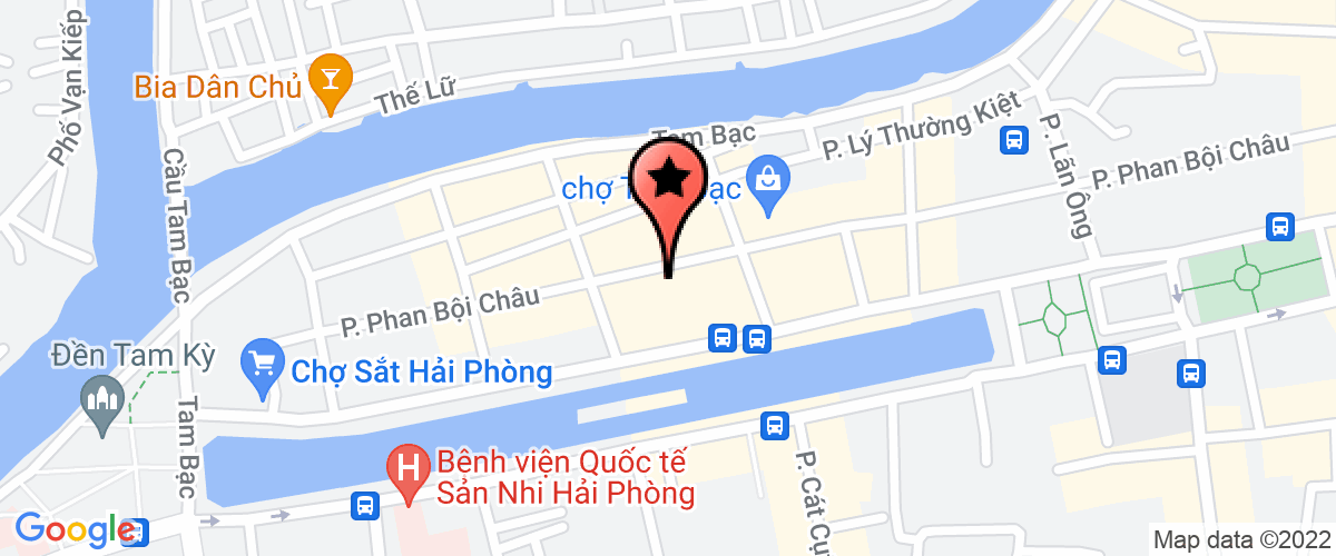 Map go to Doan cai luong Hai Phong