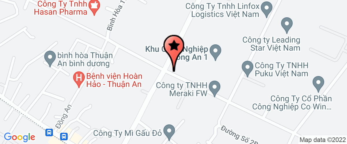 Map go to nhua Nam Viet Company Limited