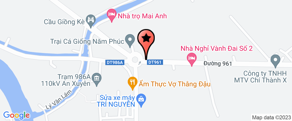 Map go to Mot thanh vien Quang cao Khang Vy Company Limited