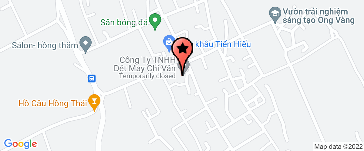 Map go to co phan xay dung thuong mai Dai An Company